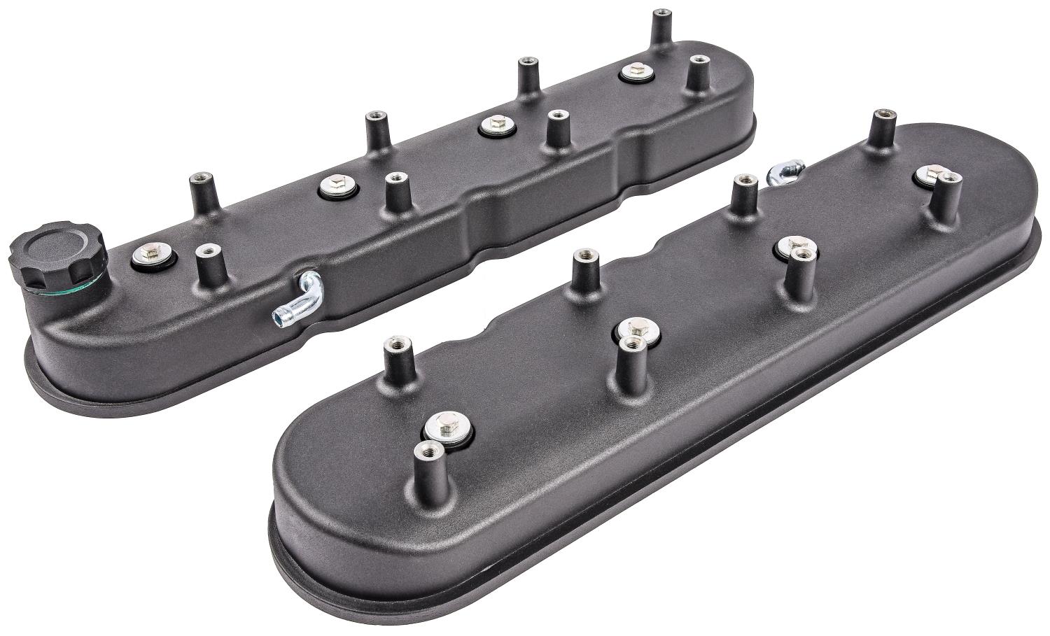 Black Aluminum Valve Covers for GM LS Engines [Tall]