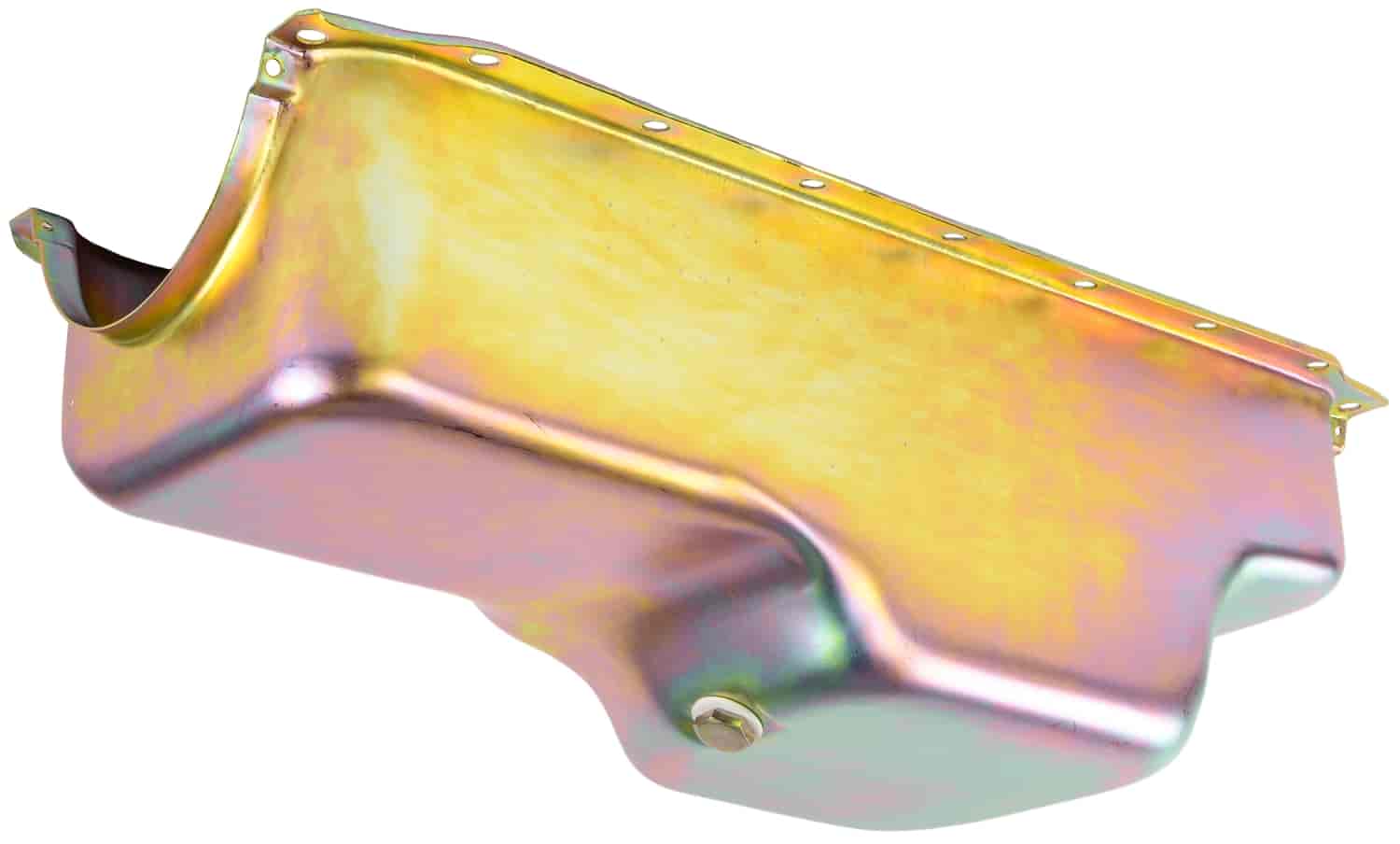 Stock-Style Replacement Oil Pan for 1964-1987 Small Block Chrysler 273-340 [Gold Zinc]