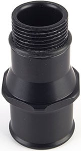 O-Ring Style Hose Adapter 1-1/4 in. Black Anodized