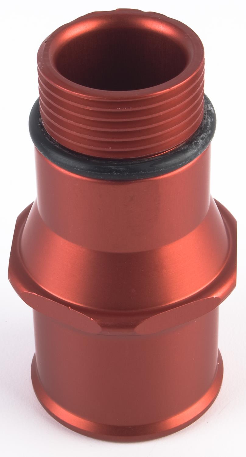 O-Ring Style Hose Adapter 1-1/2 in. Red Anodized