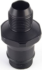 O-Ring Style Hose Adapter -12AN Black Anodized