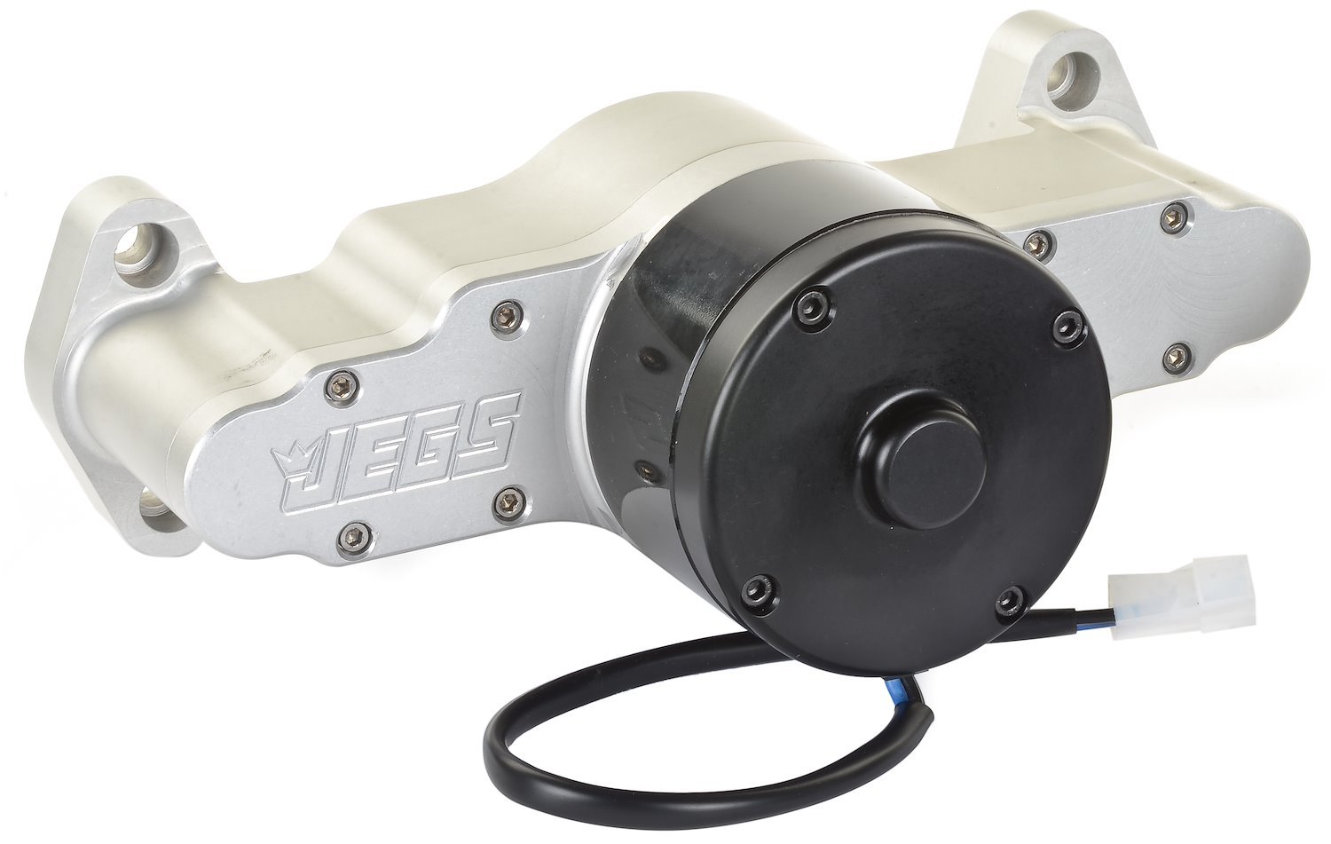 Electric Water Pump for Big Block Chevy [50 GPM, Clear Anodized]