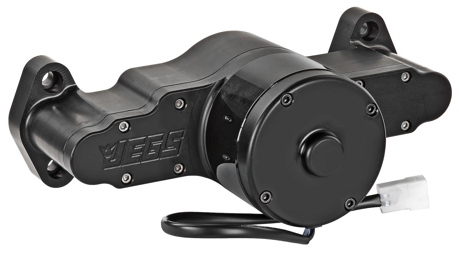 Electric Water Pump for Big Block Chevy [50 GPM, Black Anodized Finish]