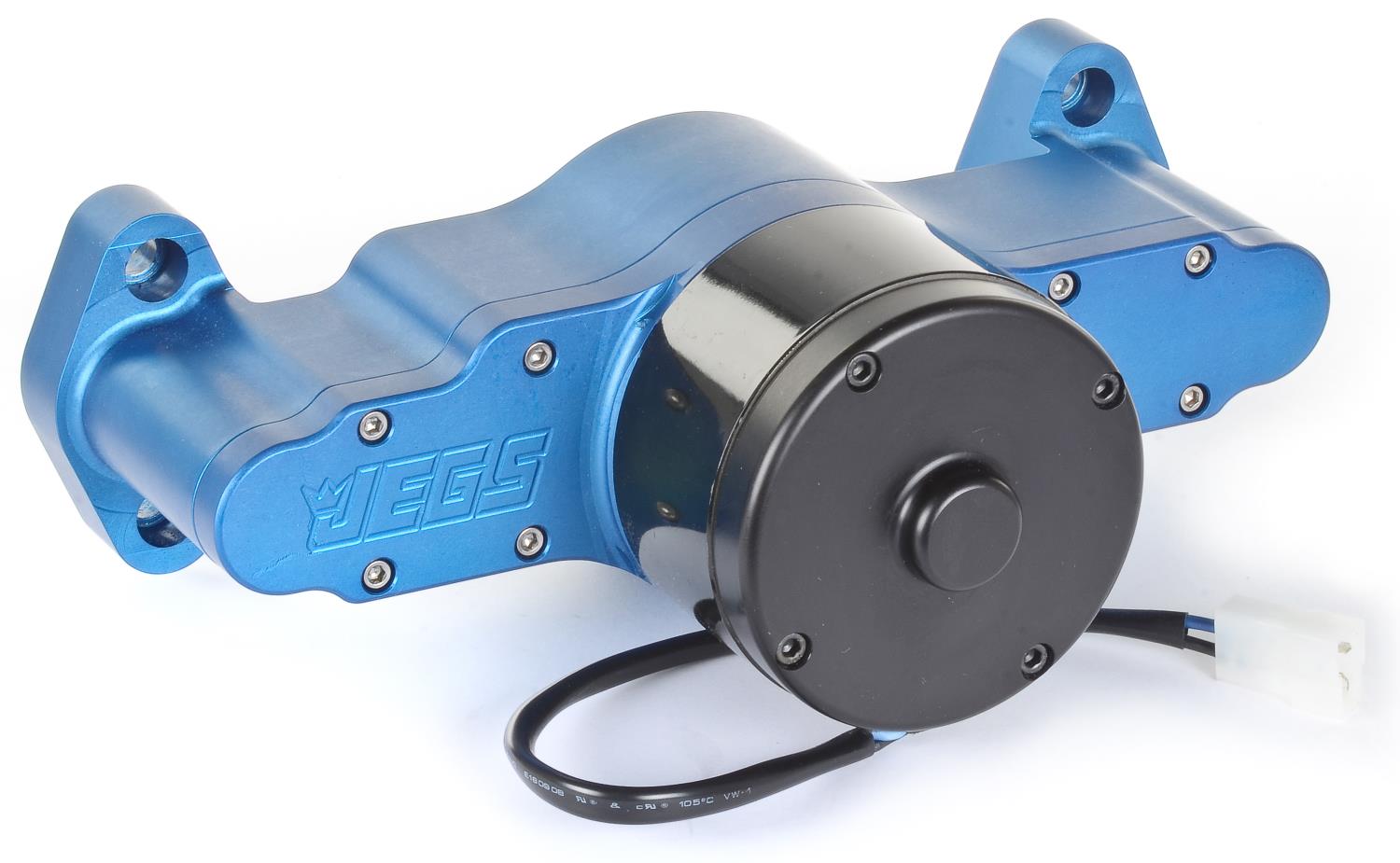 Electric Water Pump for Big Block Chevy [50 GPM, Blue Anodized]