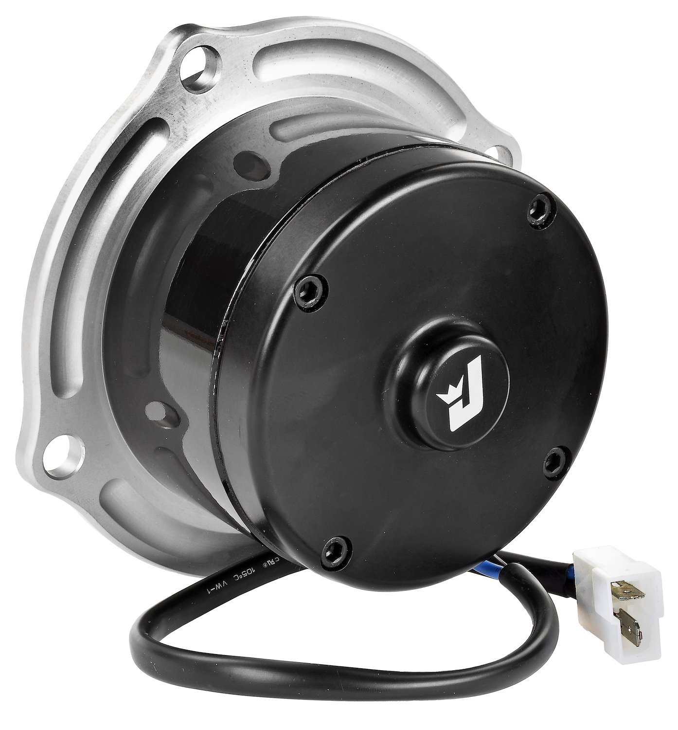 Electric Water Pump for Big Block Mopar [50 GPM, Black and Clear Anodized]