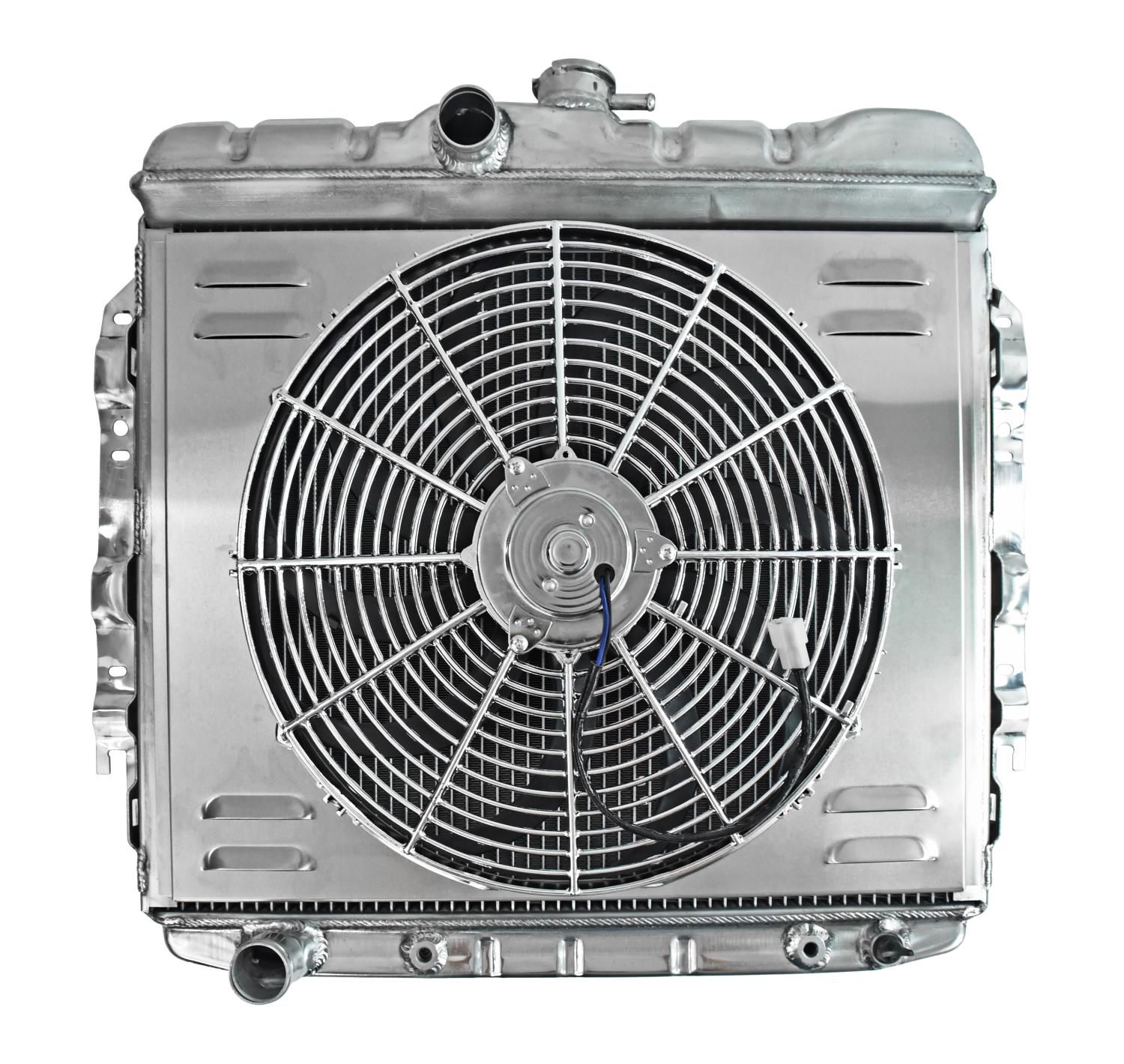 Aluminum Radiator & Fan Combo for Select 1965-1966 Mopar A Bodies With Small Block Engines [16 in. Fan]