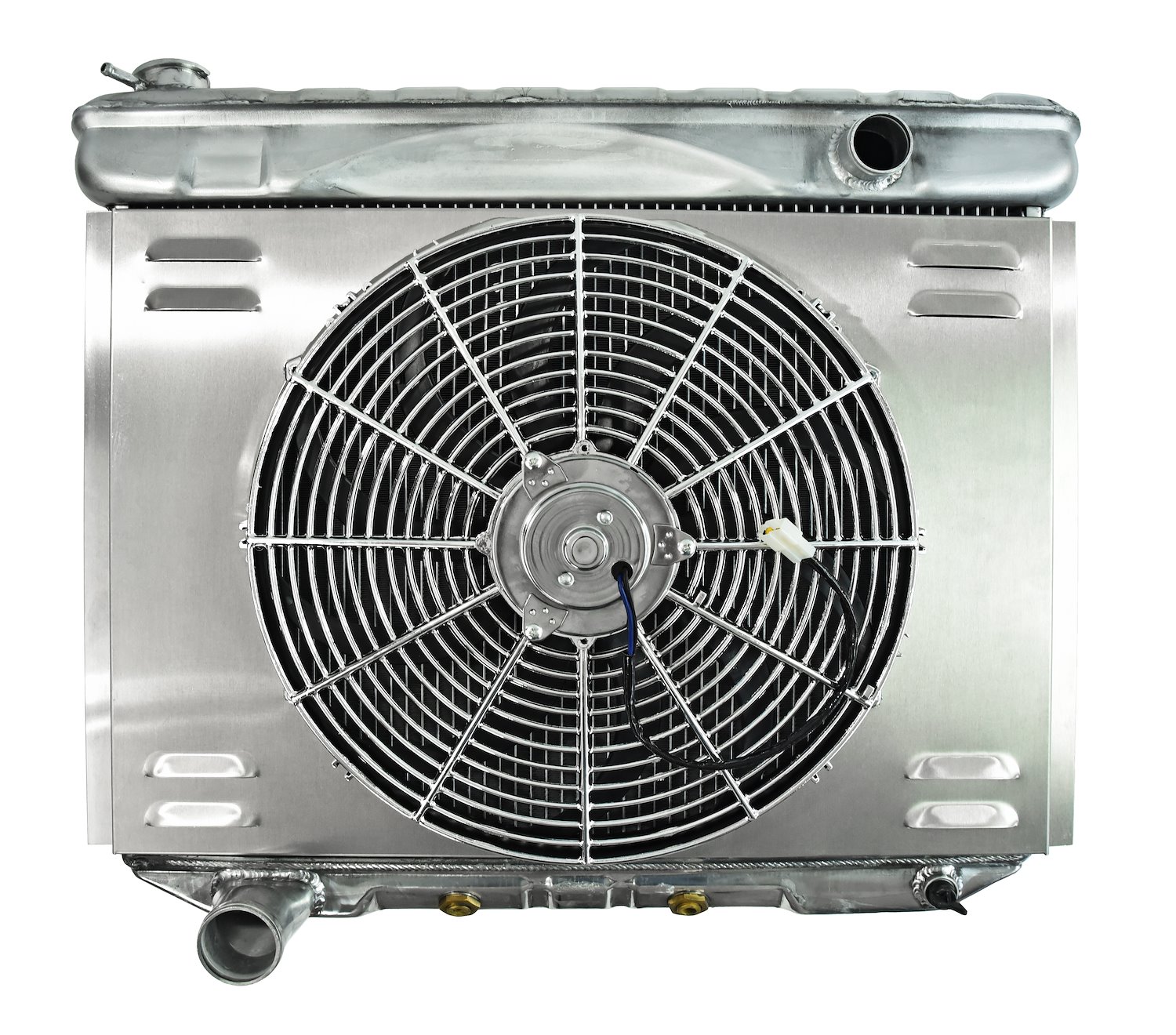 JEGS 555-511423: Aluminum Radiator & Fan Combo | 1957-1959 Ford ...