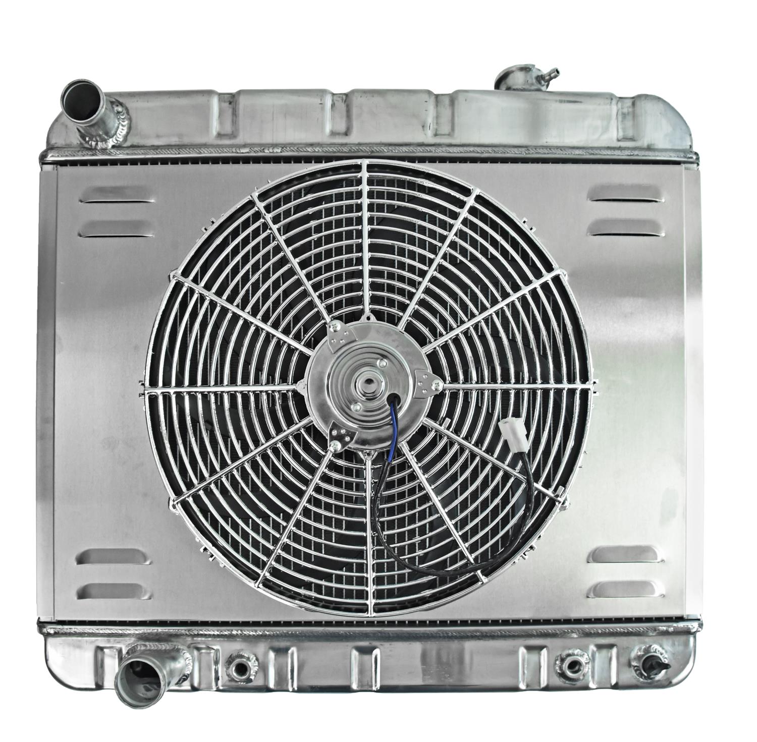 Reproduction Aluminum Radiator & Fan Combo for 1960-1965