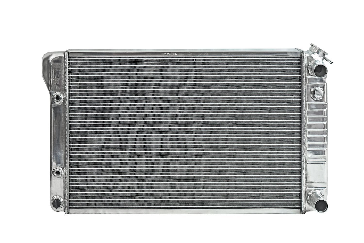 Aluminum Radiator w/Double Pass Coolant Flow for Select 1973-1987 GM Model Cars w/GM LS Engine Conversion