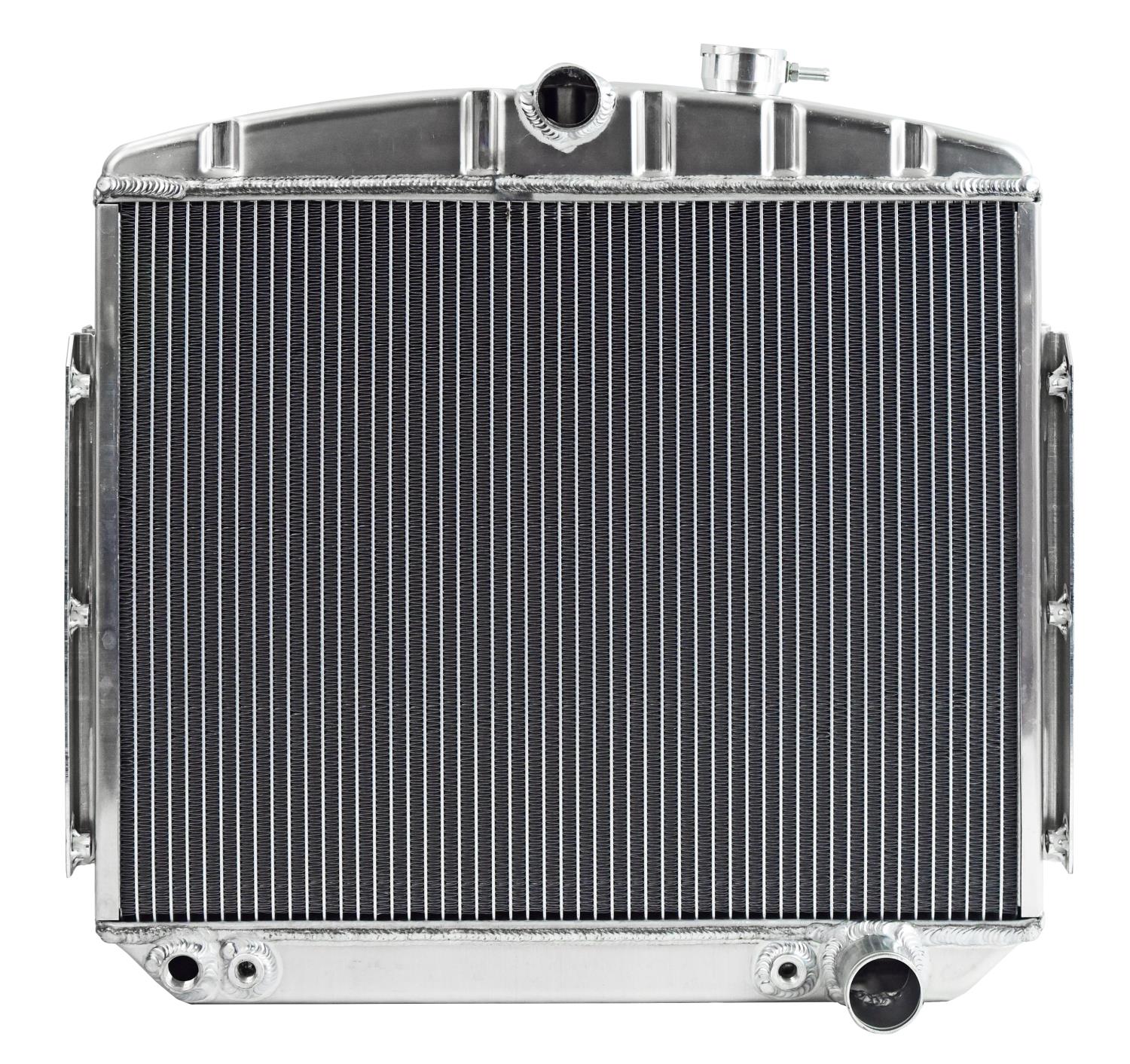 Reproduction Aluminum Radiator for 1955-1956 Chevrolet with V8 or 6 Cylinder Engine
