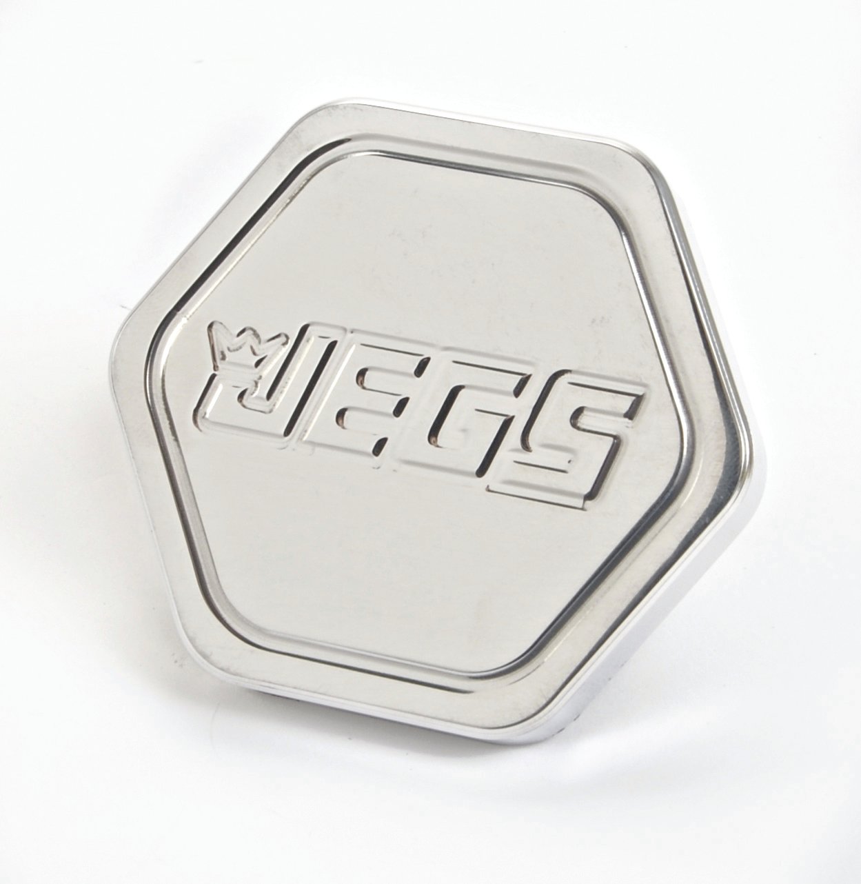 16 lb Radiator Cap With JEGS Logo [Polished Billet Aluminum]