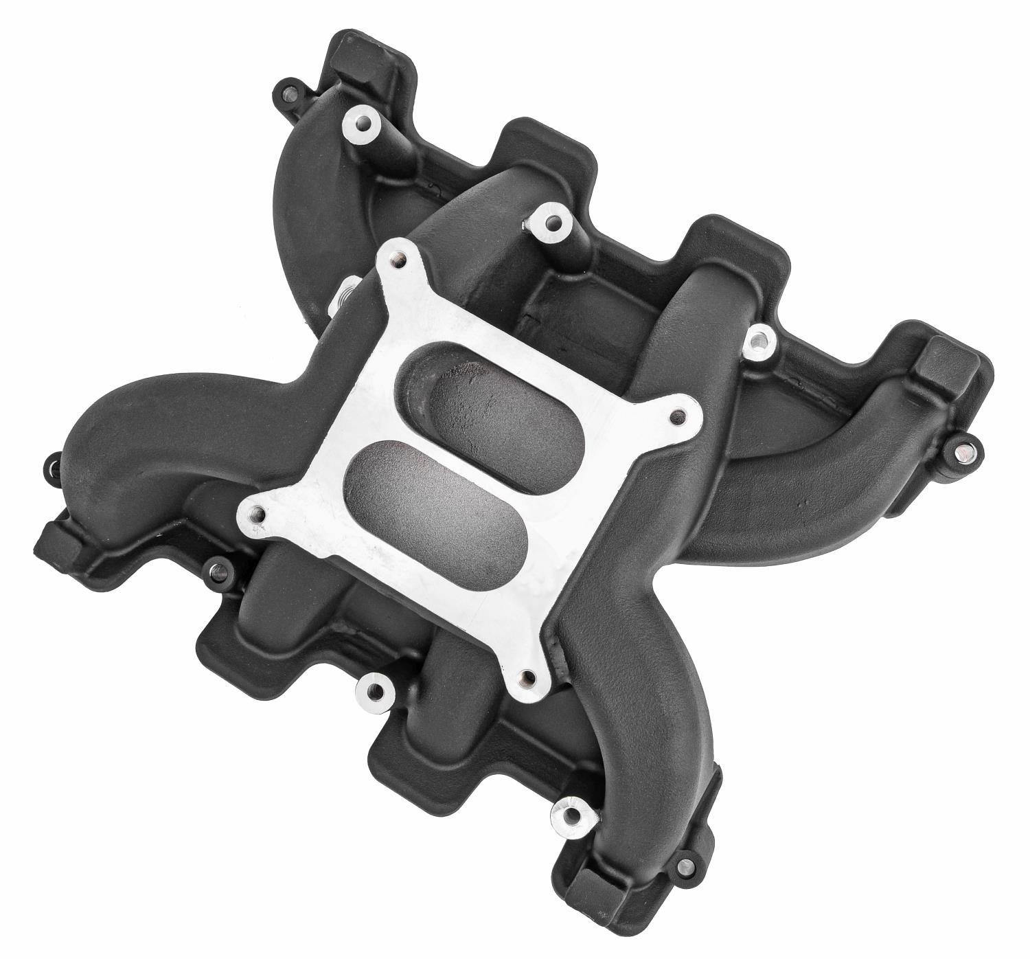 Mid-Rise Dual Plane Intake Manifold for GM LS1/LS2/LS6 with Cathedral Port Heads [Black]