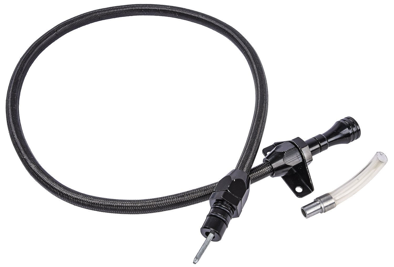 Flexible Braided Transmission Dipstick for Ford AOD [Black]