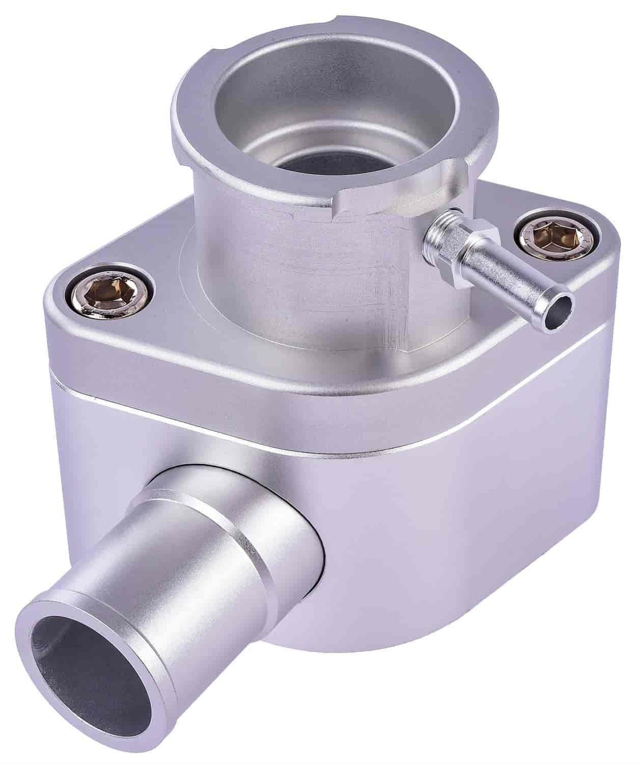 Intake Manifold Coolant Filler Neck Kit [Clear Anodized Billet Aluminum]