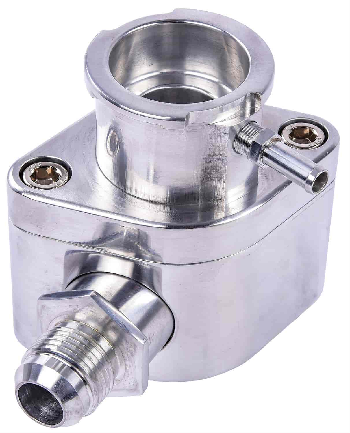 Intake Manifold Coolant Filler Neck Kit [Polished Billet Aluminum]