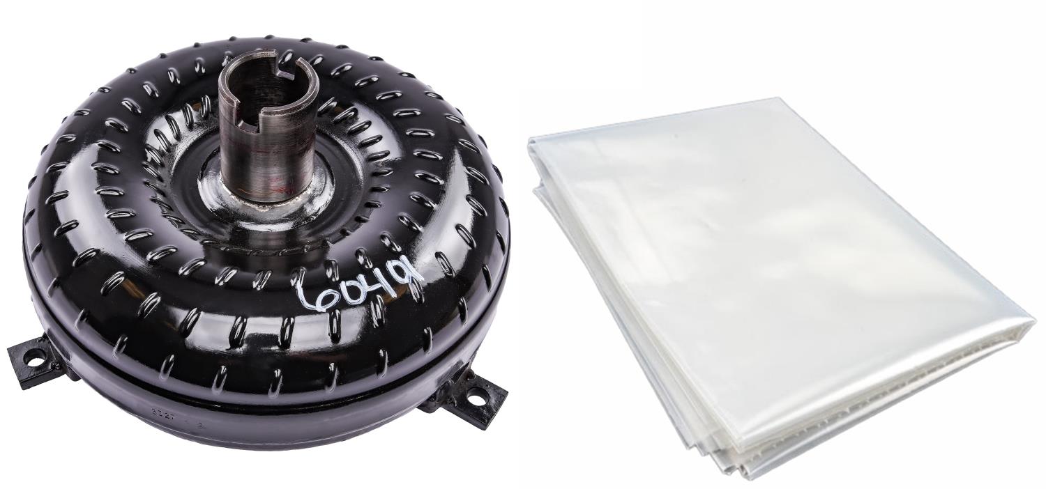 Torque Converter & Storage Bag Kit for GM TH350/TH400 [2700-3000 RPM Stall Speed]