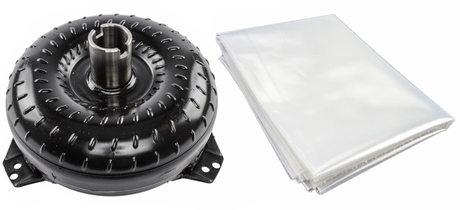 Torque Converter & Storage Bag Kit for GM TH350/TH400 [3100-3500 RPM Stall Speed]