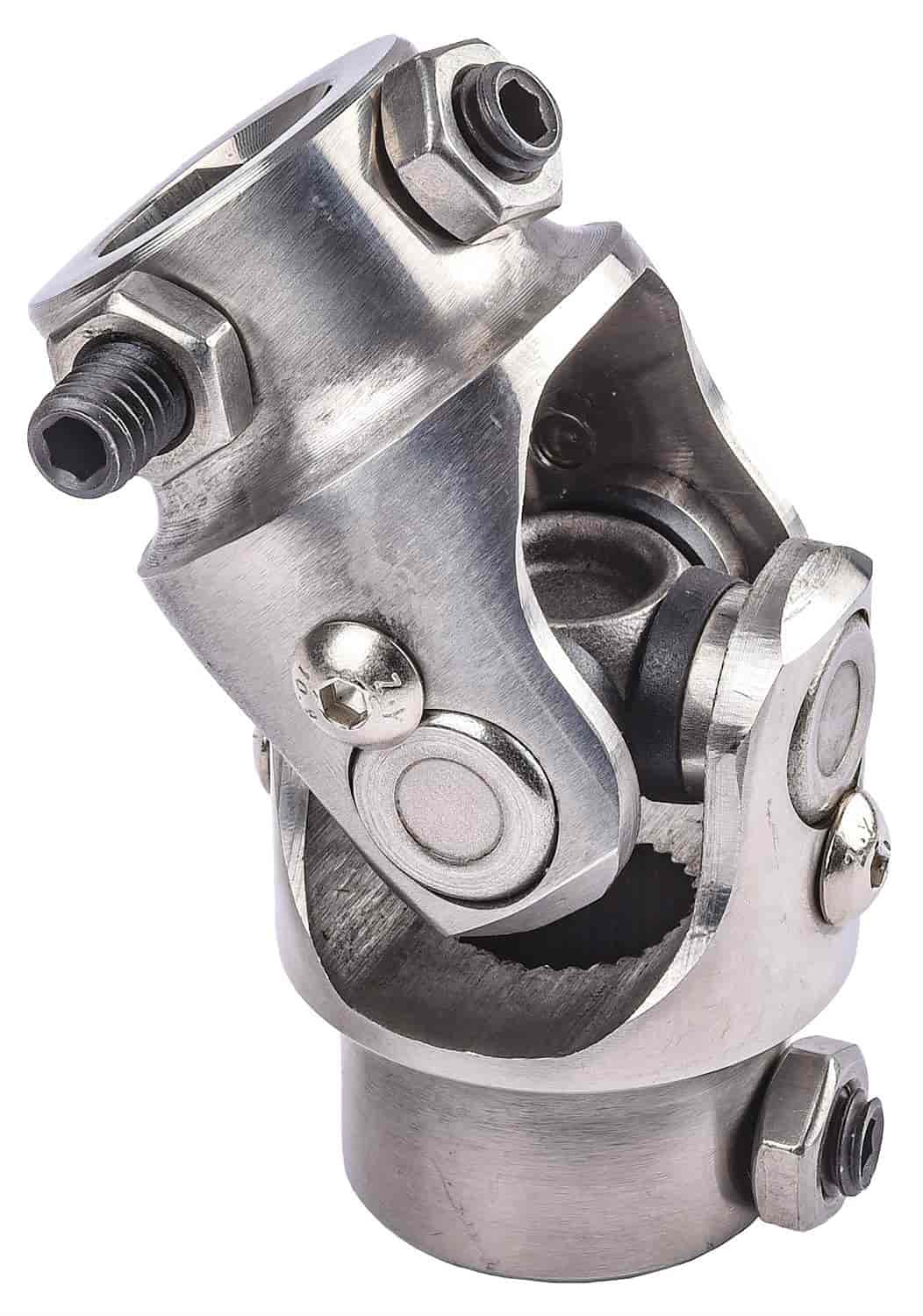 NEW STEERING UNIVERSAL JOINT,13/16"-36 X 3/4" DOUBLE D,COUPLING,NICKEL PLATED