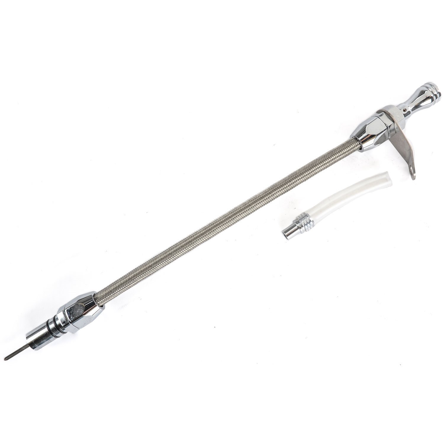 Flexible Braided Transmission Dipstick for TH350/TH400 [Polished]