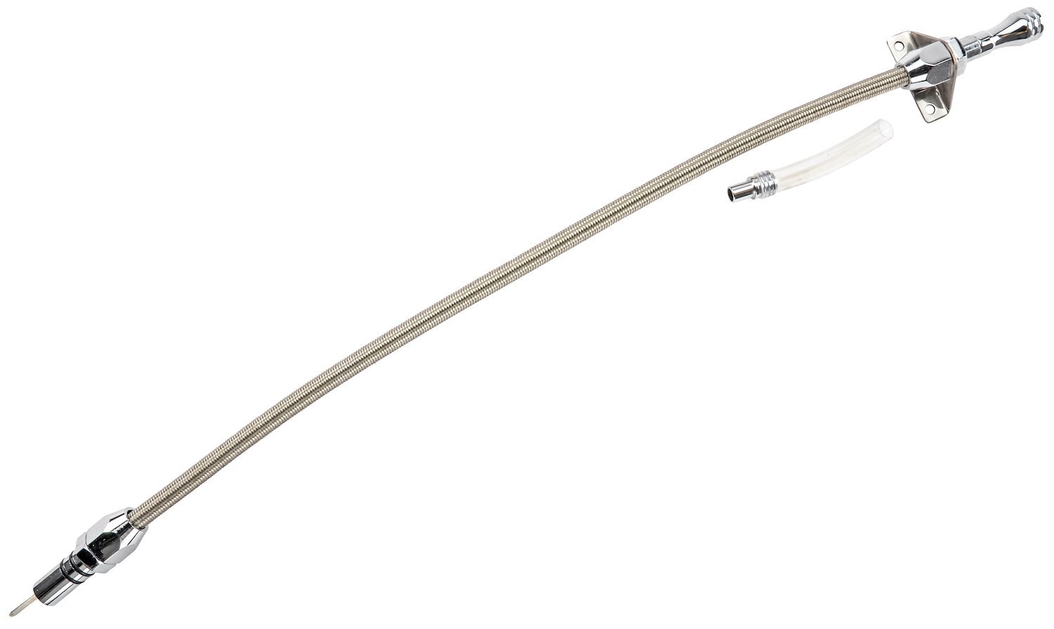 Flexible Braided Transmission Dipstick for TH350 & TH400 [Polished]