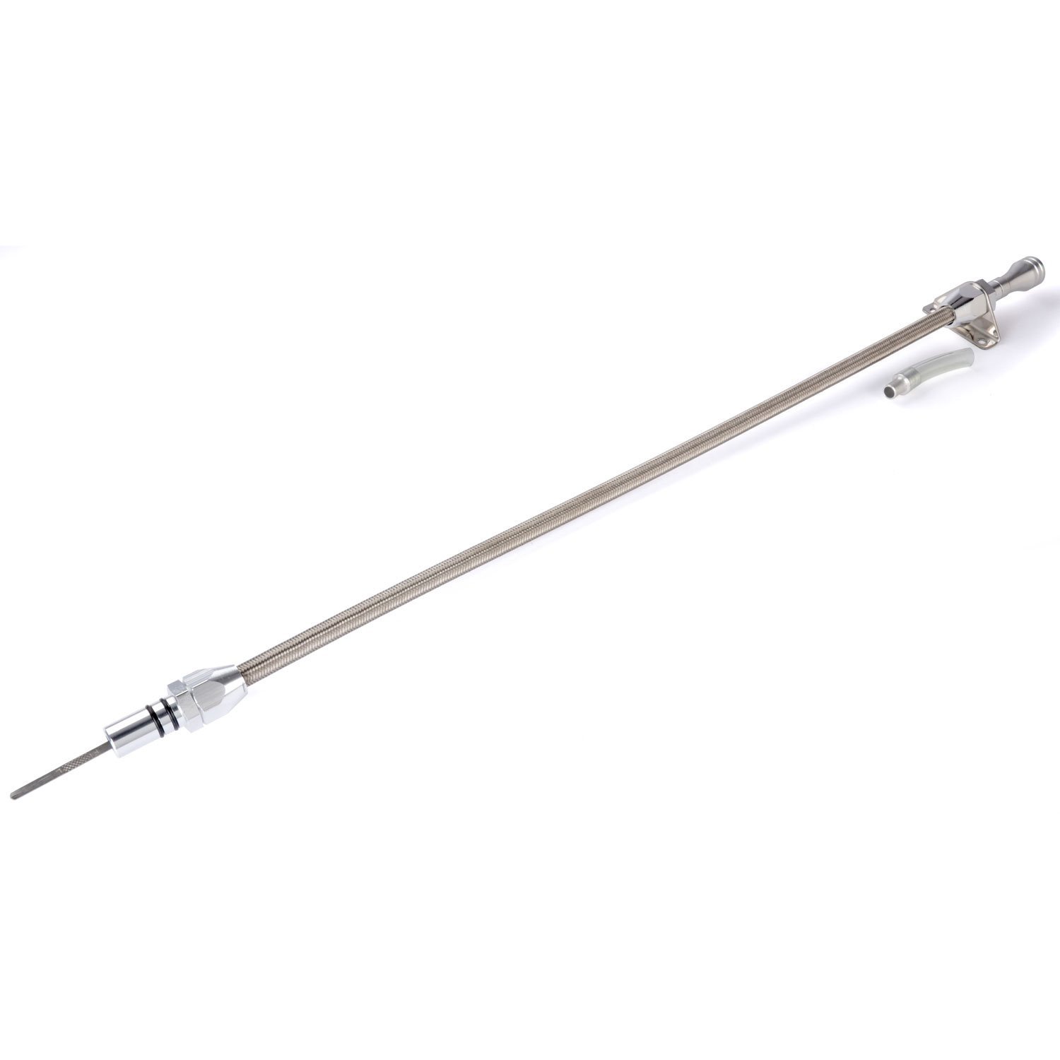 Flexible Braided Transmission Dipstick for Ford C6 [Polished]
