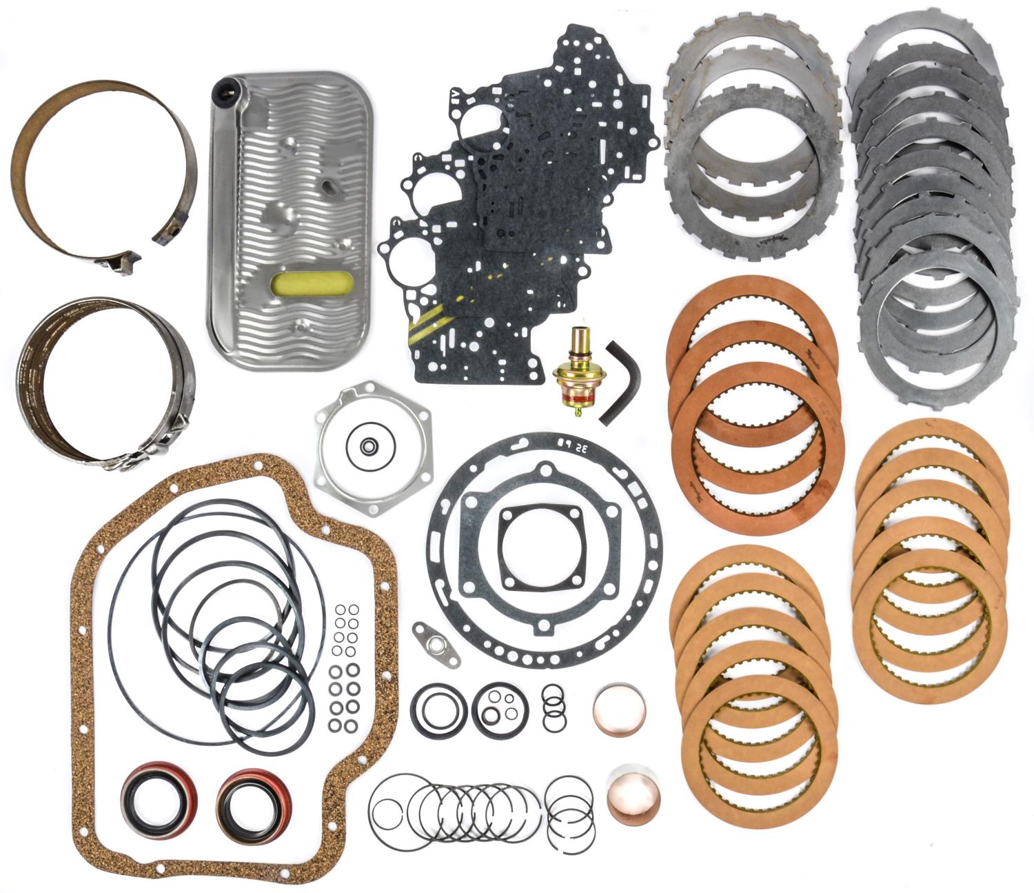 TH400 Turbo 400 Transmission Rebuild Kit 1965 UP with Clutches Gaskets & Seals 