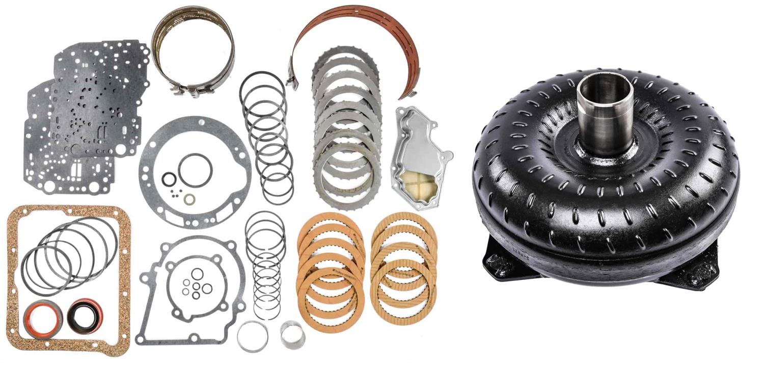 Automatic Transmission Rebuild Kit with Torque Converter for 1970-1981 Ford C4