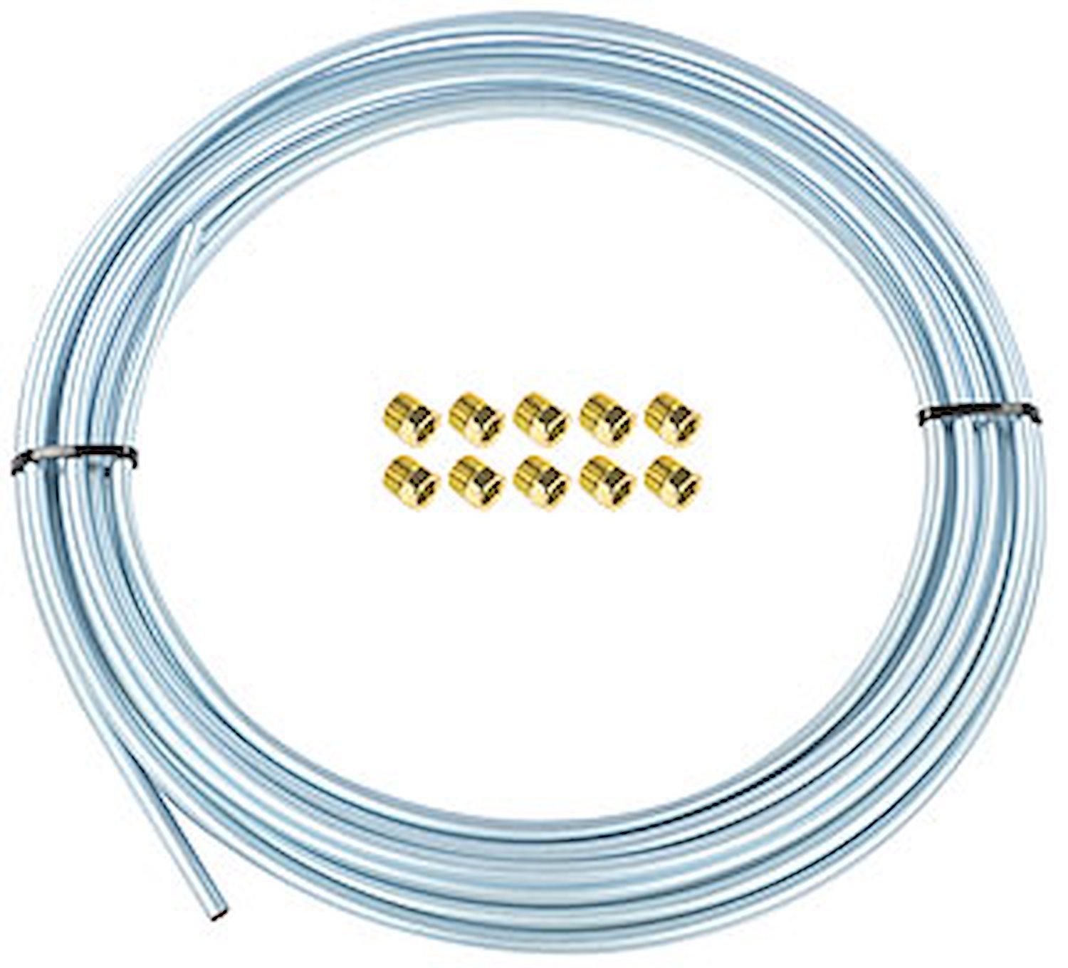 Zinc Fuel and Transmission Cooler Tubing Kit 3/8 in. Diameter x 25 ft.