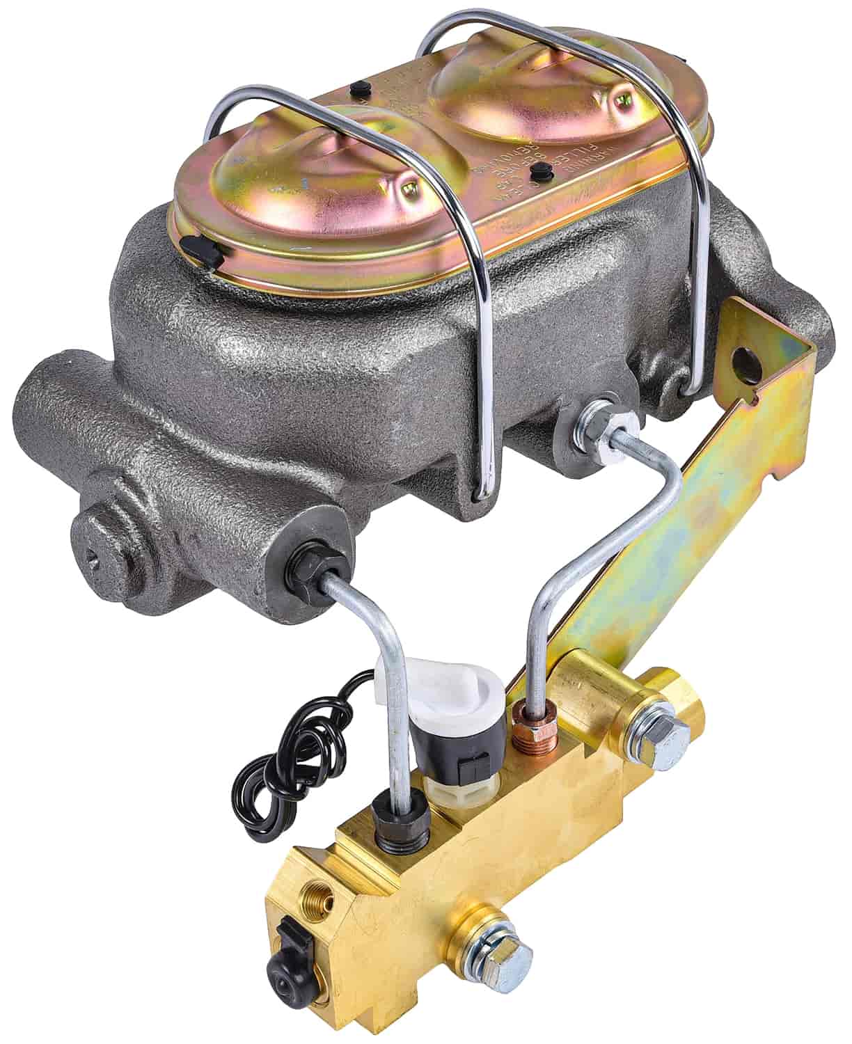 Brake Master Cylinder with Dual Reservoir & Proportioning Valve Kit for Disc/Drum Applications [GM Universal Mounting]