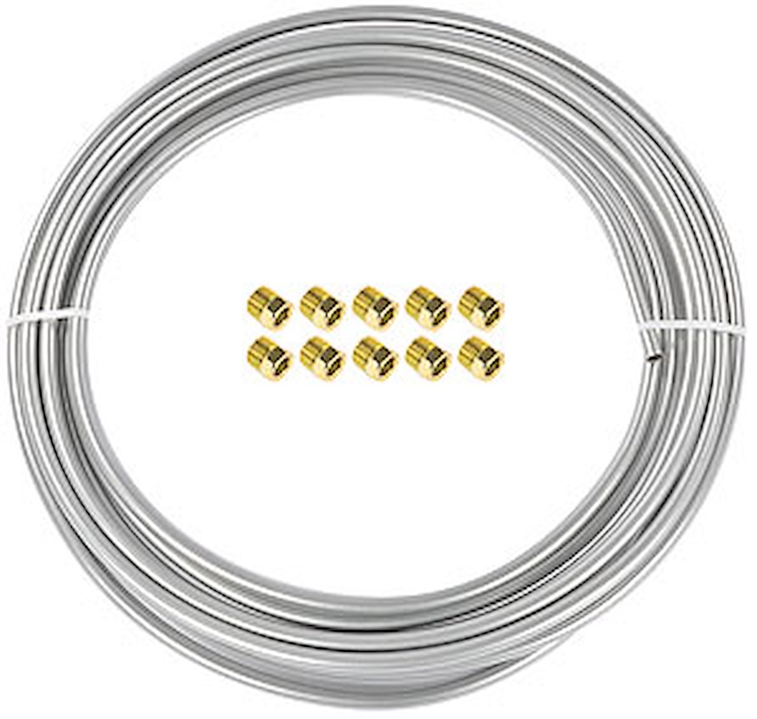 Silver Fuel and Transmission Cooler Tubing Kit 3/8 in. Diameter x 25 ft.
