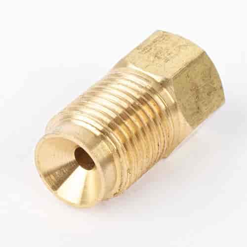 Inverted Flare Reducer Adapter 1/2 in.-20 Inverted Flare Male to 3/8 in.-24 Inverted Flare Female