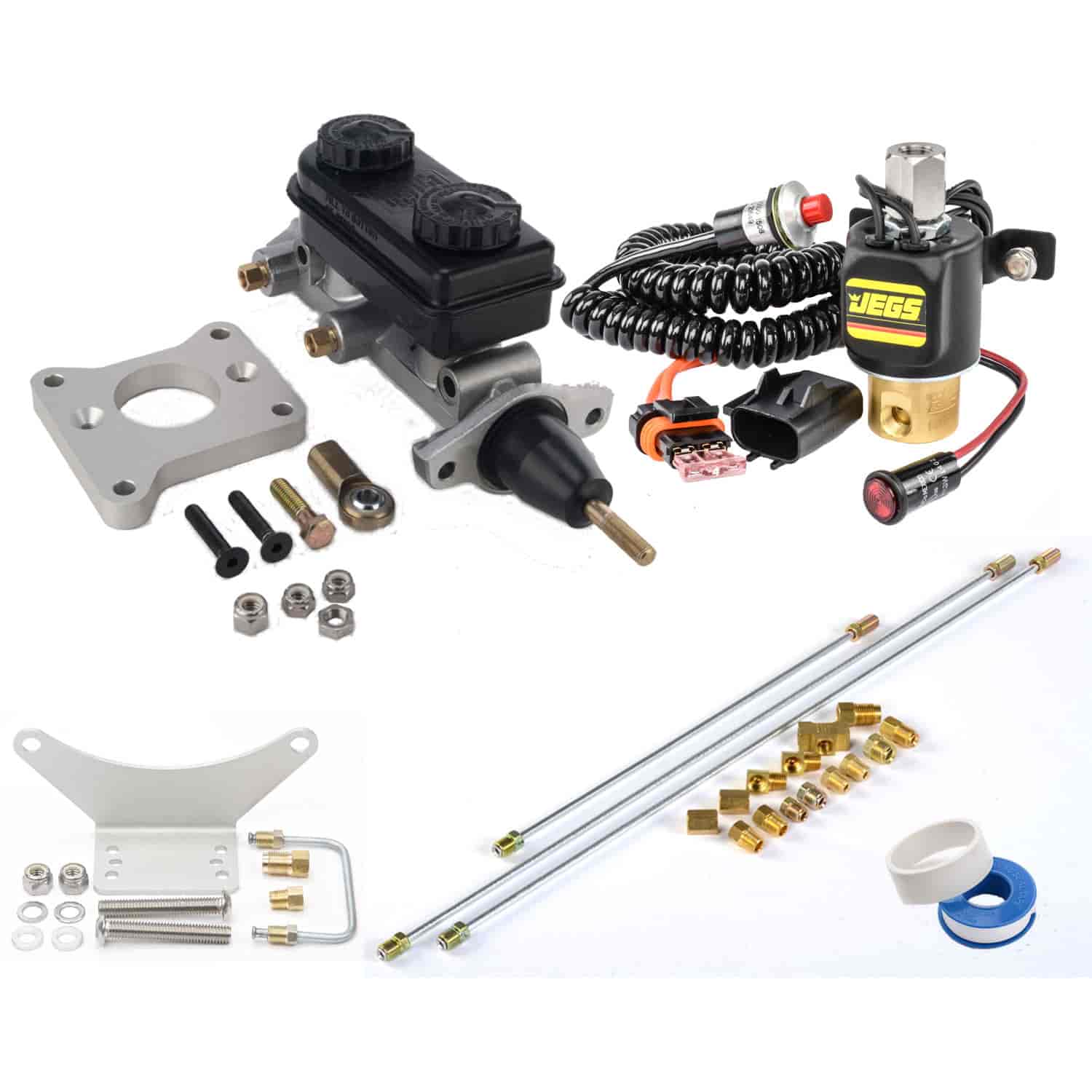 Master Cylinder Lock and Line Kit for 1979-1993 Mustang