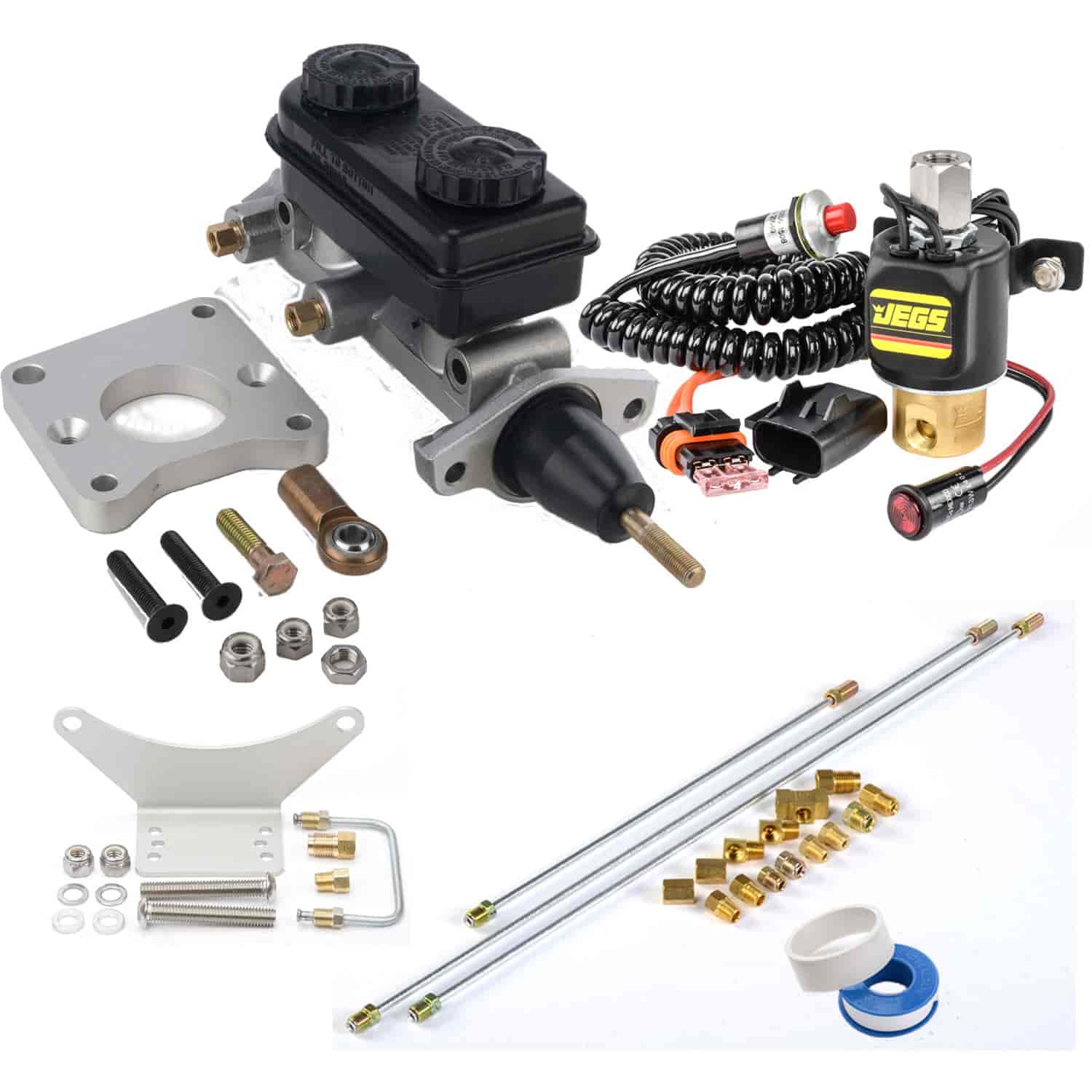Master Cylinder Lock and Line Kit for 1994-2004 Mustang