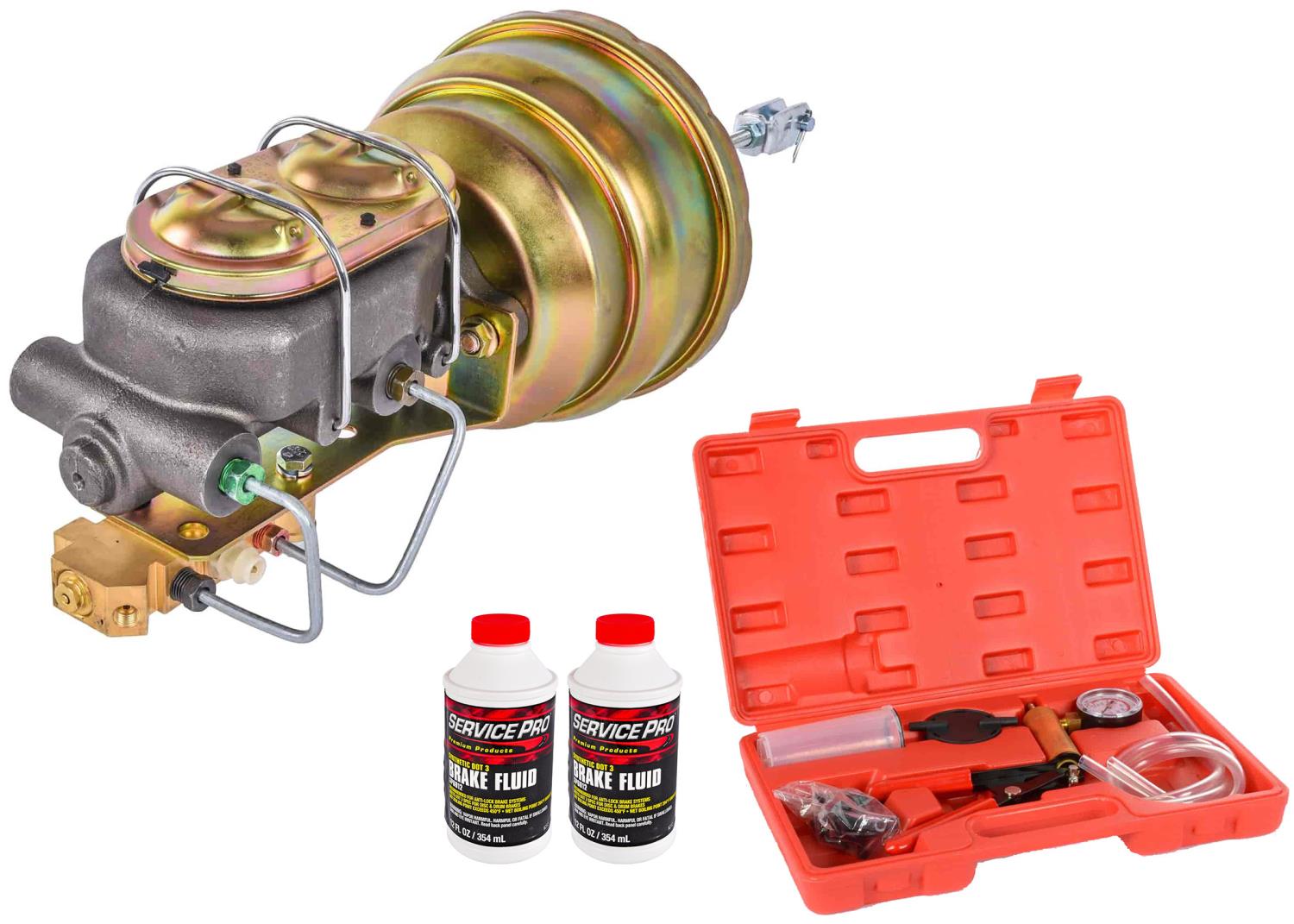 Power Brake Booster/Master Cylinder and Bleeder Kit for
