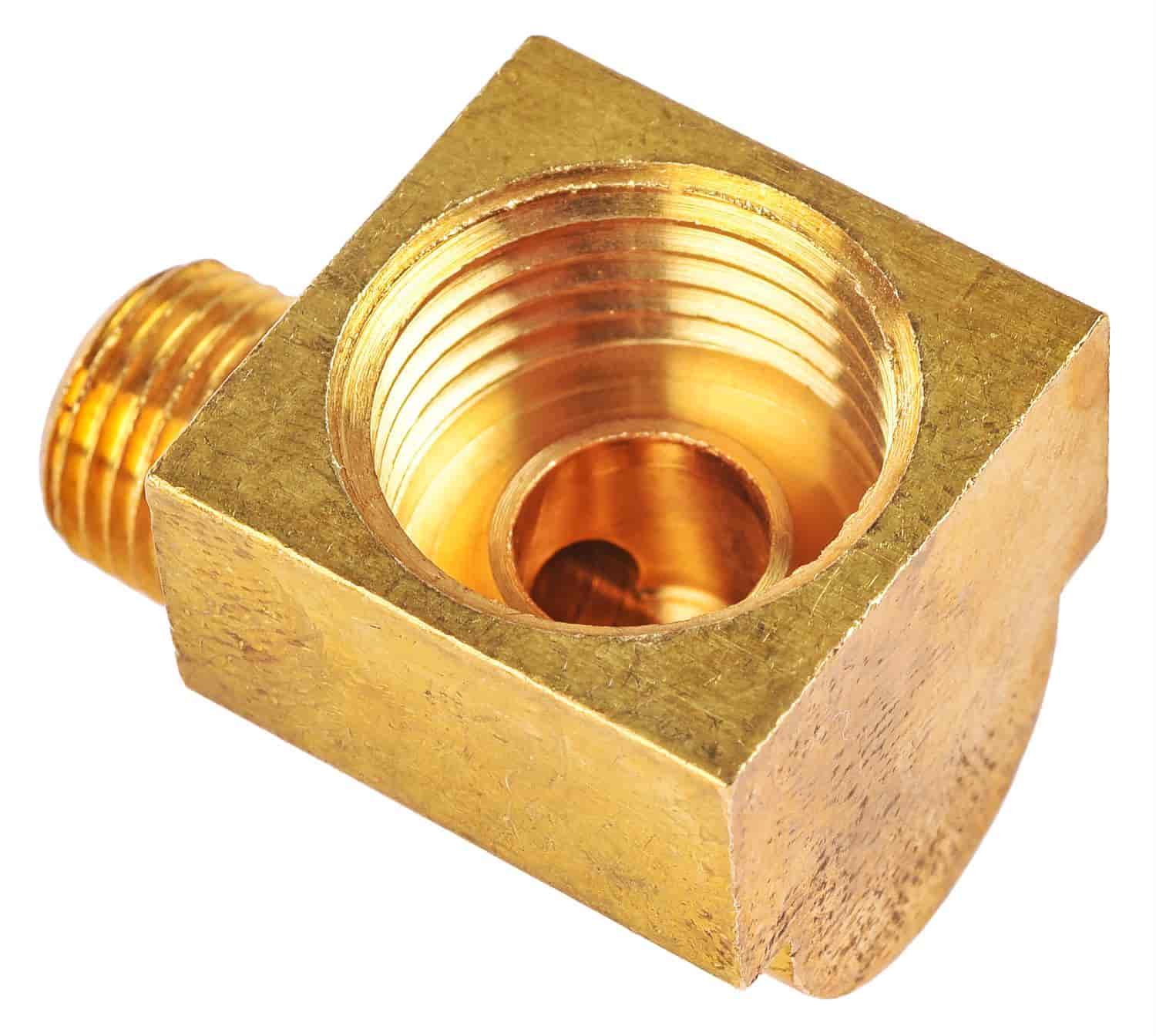 Brass 90 Degree Fitting 1/8 in. NPT x 5/8 in. -18 Inverted Flare Female
