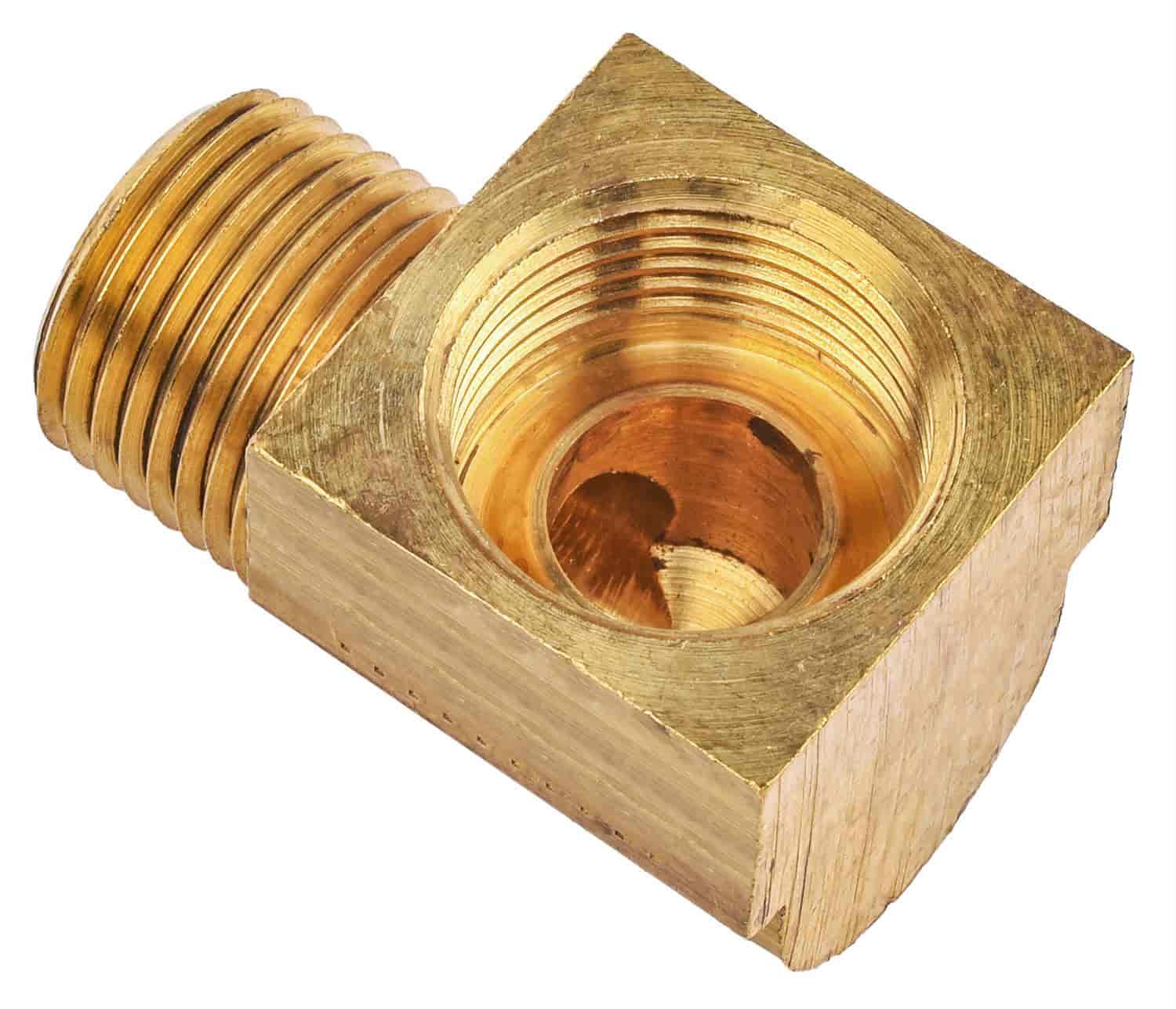 Brass 90 Degree Fitting 3/8in. NPT x 3/4 in. -16 Inverted Flare Female