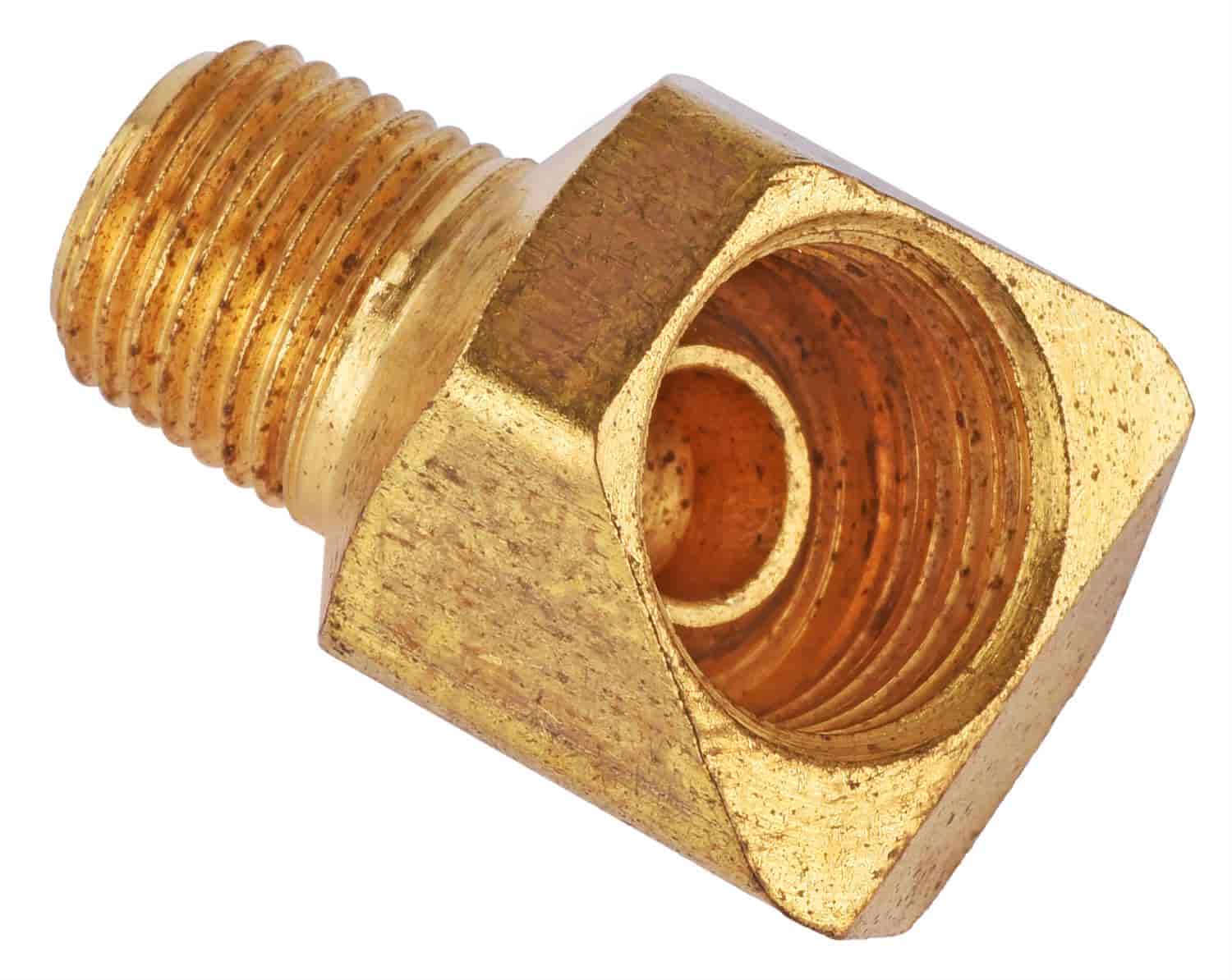 Brass 45 Degree Fitting 1/8 in. NPT x 1/2 in. -20 Inverted Flare Female