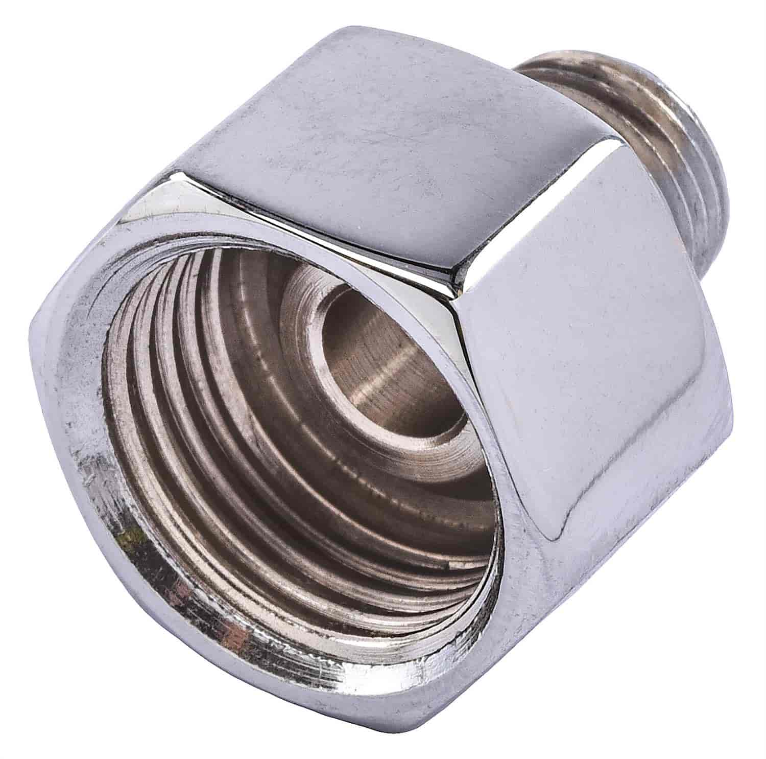 Chrome Adapter Fitting 1/8 in. NPT x 5/8 in. -18 Inverted Flare Female