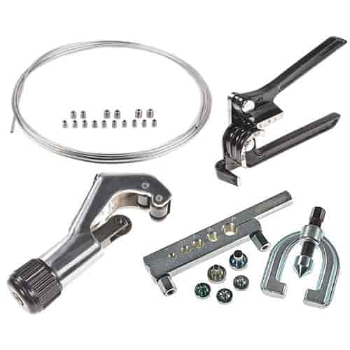 Stainless Steel Brake Line and Tool Kit 3/16 in. Diameter