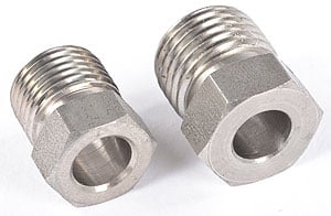 Stainless Steel Tube Nuts Fits 1/4" Tube