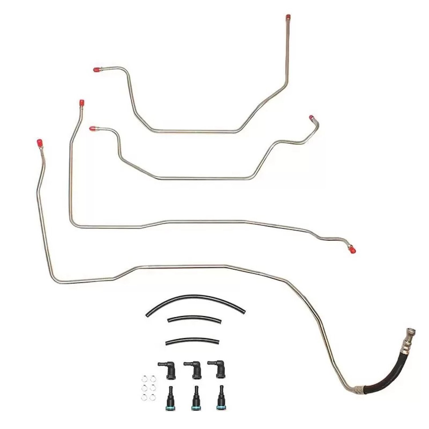 Complete Fuel Line Kit for 2003-2006 GM 1500 SUVs w/Flex Fuel [Stainless Steel]