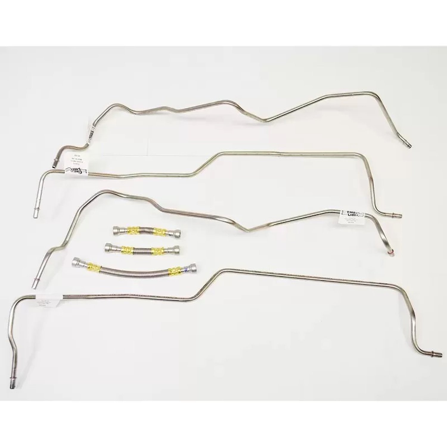 Complete Fuel Line Kit for 2004-2010 GM 2500, 3500 HD 6.0L Gas w/Regular Cab, Long Bed [Stainless Steel]