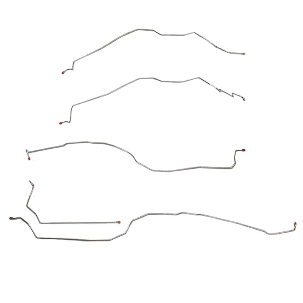 Front Brake Line Kit for 2000-2002 GM Suburban, Yukon XL 1500 2WD w/Front Coil Springs [Stainless Steel]