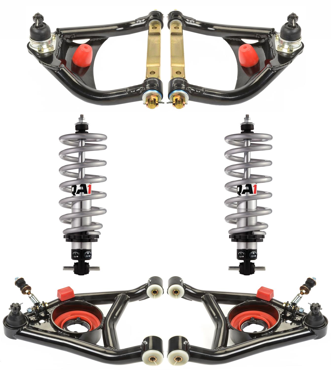 Tubular Upper & Lower Control Arms with Coil-Over