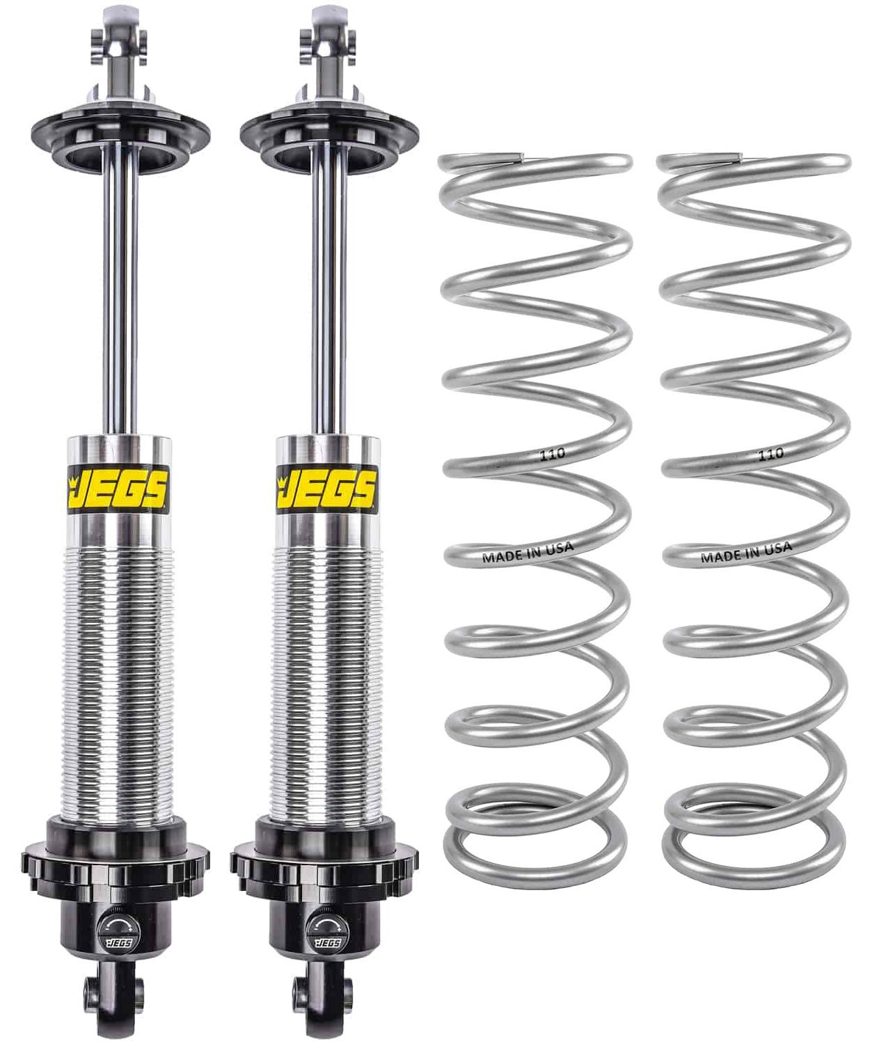 Single Adjustable Coil-Over Shocks and Coil-Over Springs Kit [12 in., 110 lbs./in. Springs]