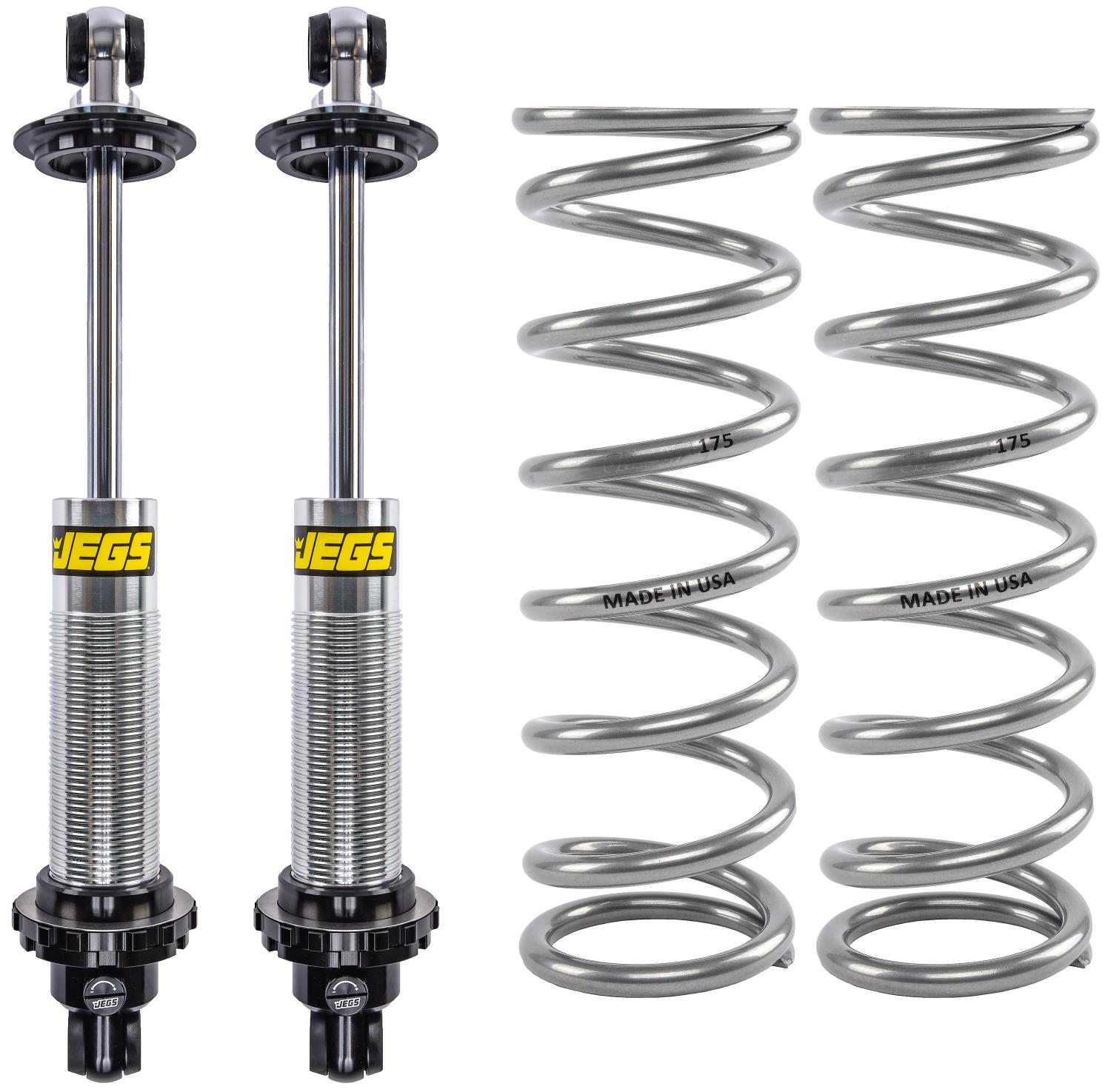 Single-Adjustable Coil-Over Shocks with Coil-Over Springs Kit [10 in. 175 lb./in.]