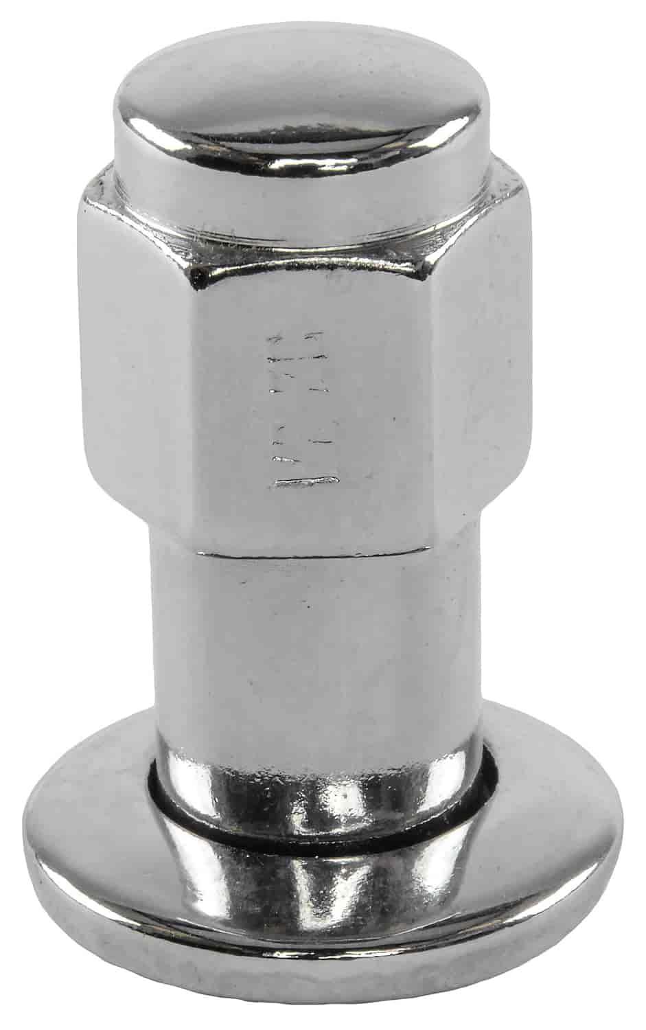 Standard Mag Lug Nuts, Closed-End with Off-Center Washers [1/2 in.-20 RH, .850 in. Shank, Chrome]