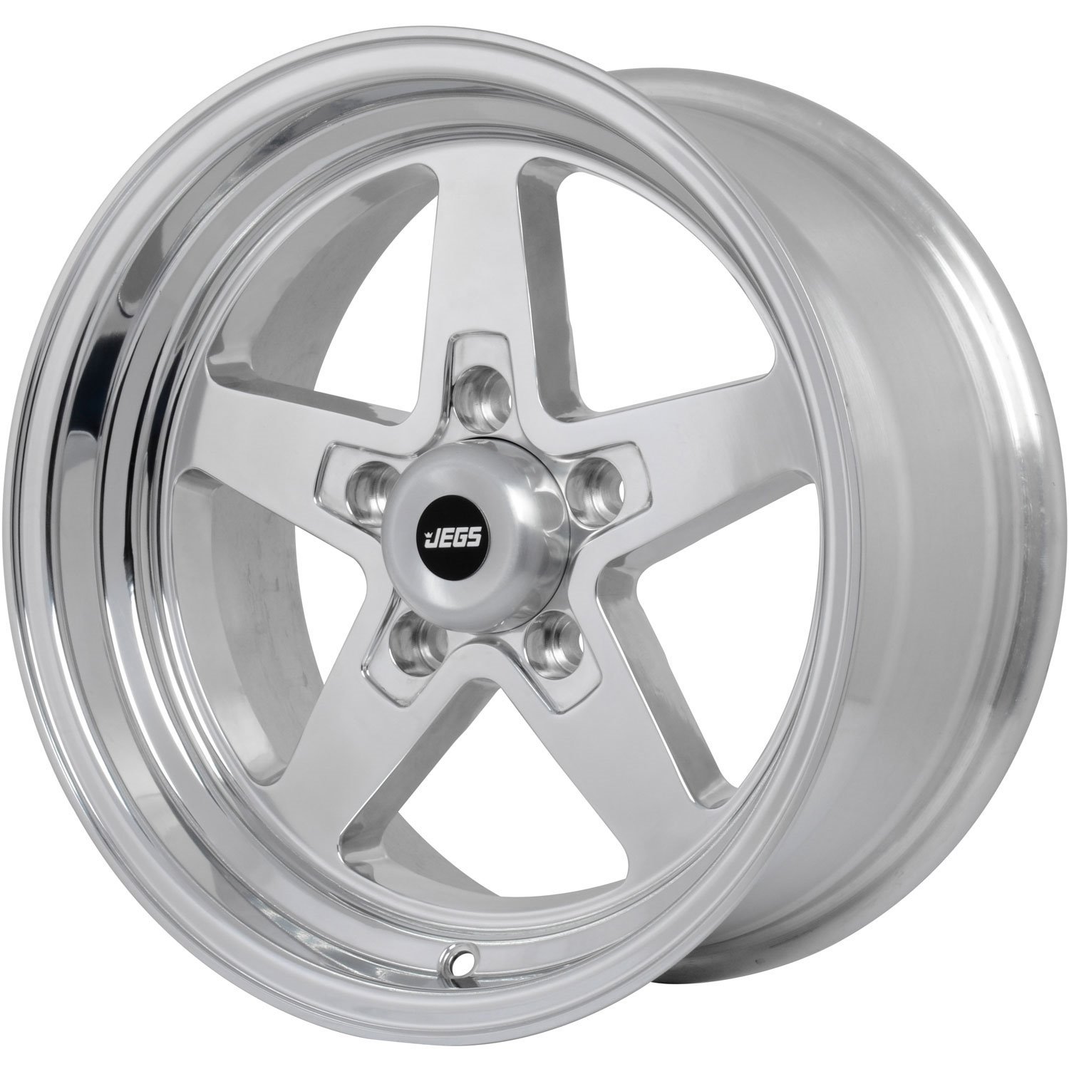 7/" Width 15/" Aluminum Black Star 6-Lug Trailer Wheel Rim