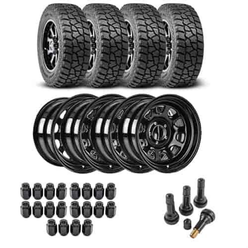 Wheel and Tire Kit for 1987-2006 Jeep Wrangler/1984-2001 Jeep Cherokee -  JEGS