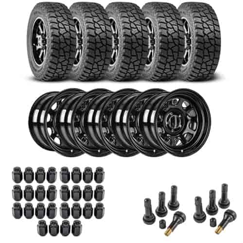 Wheel and Tire Kit for 1987-2006 Jeep Wrangler/1984-2001 Jeep Cherokee -  JEGS